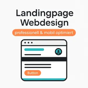 Landingpage Design Dienstleistung – mobil optimiert