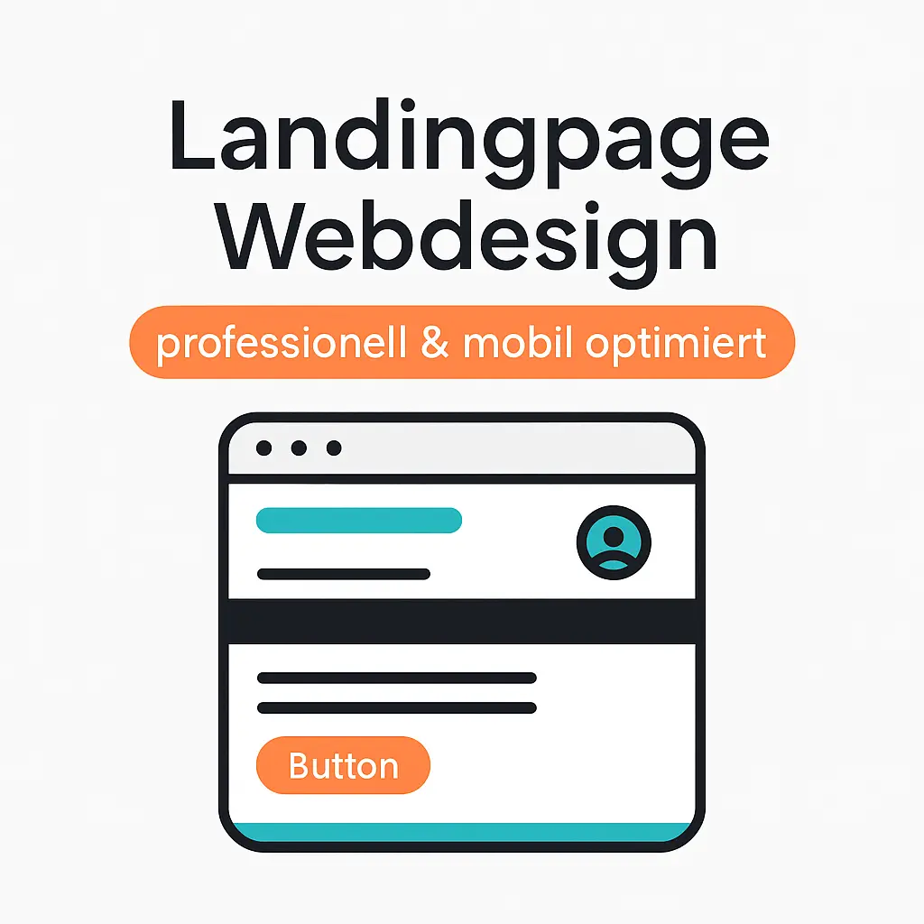Landingpage Design Dienstleistung – mobil optimiert