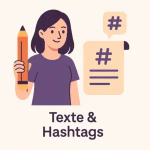 Texte & Hashtags